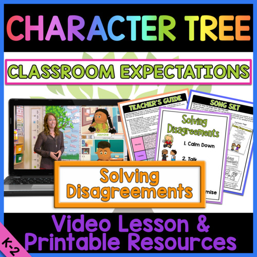 Preview of Solving Disagreements Character Education Video Lesson