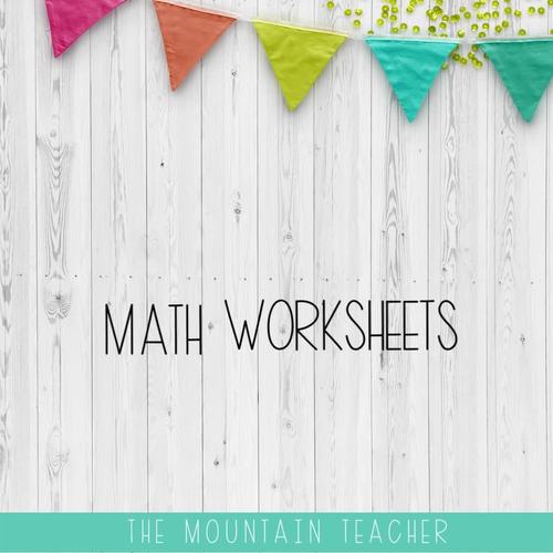 Fall Math Worksheets -30 No Prep 2nd Grade September Activities for ...