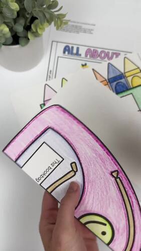 Back to School Student Writing Craftivity | Student Writing Activity ...