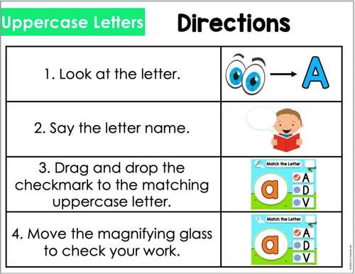 Uppercase and Lowercase Letters Digital Phonics Google and Seesaw