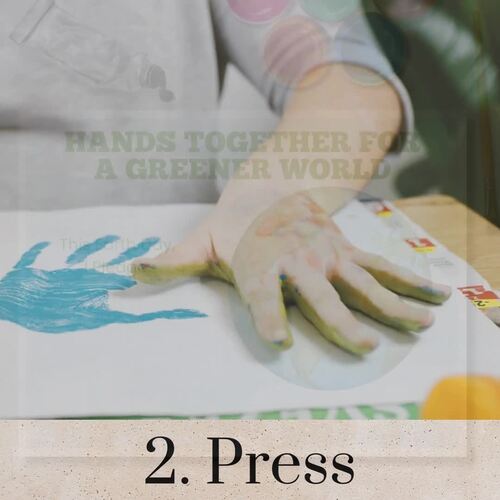 Earth Day Promise Handprint Craft April Craftivity Recycling Pledge ...