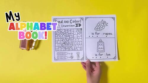 My Letter G Book | Letter G Worksheets | Alphabet Mini Book by Kids Burrow