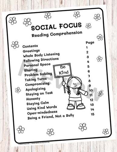 Back to School Social Skills Short Stories with Morals SEL Reading ...