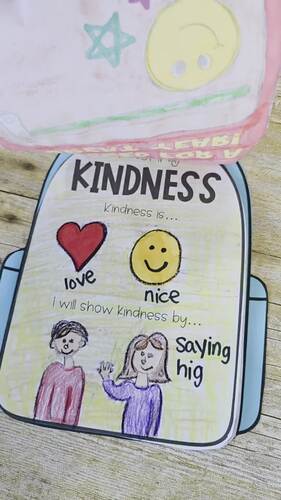 Packed for a Great Year! Back to School SEL Writing Craft | Backpack