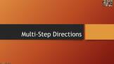 Multi-Step Directions Video Lesson