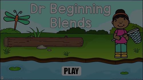 Dr Beginning Blends Self-Graded Digital Game for PowerPoint™ Google™ Boom™