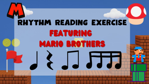 Preview of Mario Brothers Rhythm reading