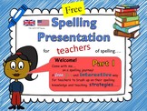 Spelling Strategies for Elementary Teachers  Part 1 - US/UK/AUS