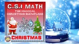 Christmas Math Activity: The Magical Christmas Snowflake! 