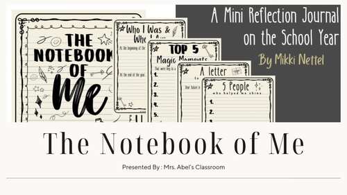 Notebook of Me – Reflection Journal BUNDLE | End of Year SEL Writing ...