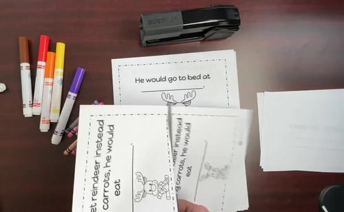 1st - 5th Grade If I had a pet reindeer Fill In Story [ Learn to Wander ]