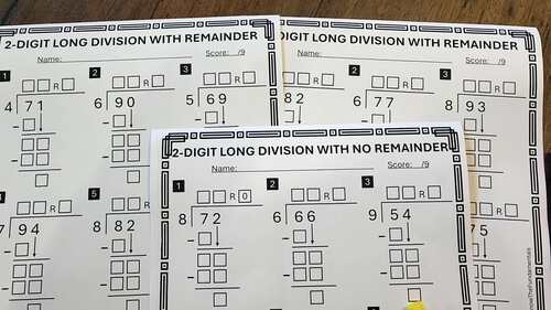 Long division worksheets grade 4 Division Practice Worksheets with
