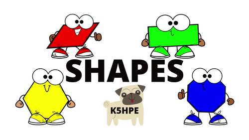 Preview of Introduction to Shapes, Math, Geometry, Video and SLIDES!!