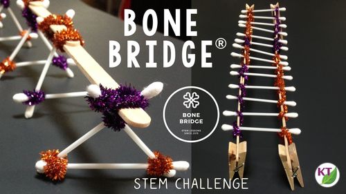 Preview of Halloween STEM Challenge: Bone Bridge®