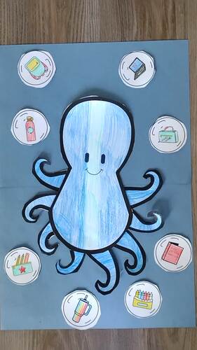 How To Get Your Octopus To School First Days Of School Art Project ...