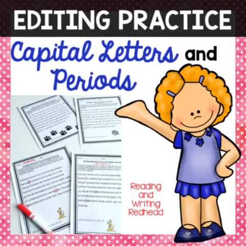 Editing and Proofreading Sentences Activities Practice Worksheets