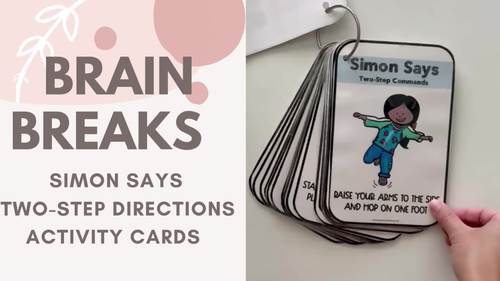 Simon Says 2-Step Direction Cards