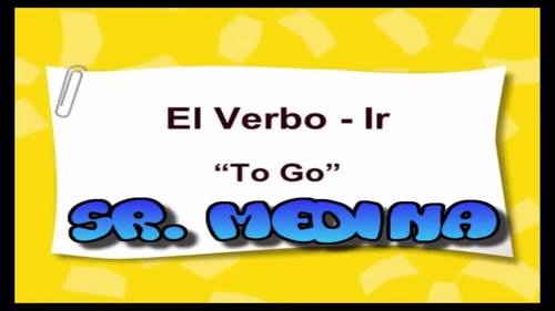 Preview of CONJUGATION OF VERB "IR" SONG IN SPANISH