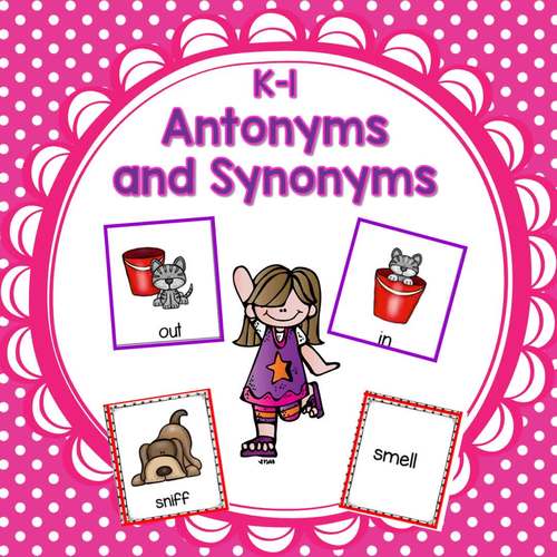 Synonyms | Antonyms | Anchor Charts | Center Activities | Worksheets