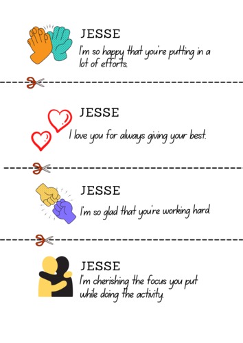 Preview of Personalized Appreciation Motivation Cards, Encouragement Cards, Prek KG Toddler