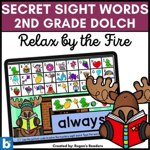 Winter Activity Second Grade Mystery Sight Words - Dolch by Rogan's Readers