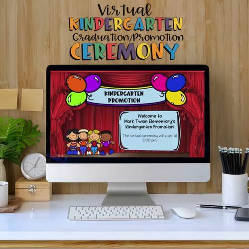 Virtual Graduation Promotion Distance Learning Kindergarten Tpt