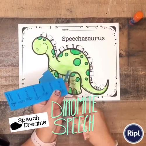 dinosaur speech therapy