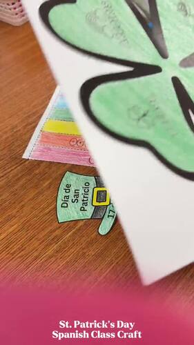 Día de San Patricio | St Patrick's Day Craft | Printables | Spanish ...