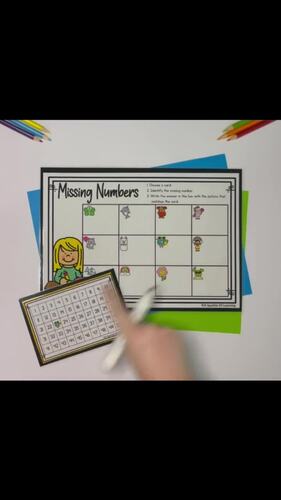 Missing Numbers to 50 | Missing Numbers on a 100 board | Missing Numbers!