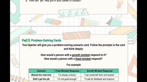 Think Like a Pro: Career Problem-Solving Scenarios (Slides + Cards ...