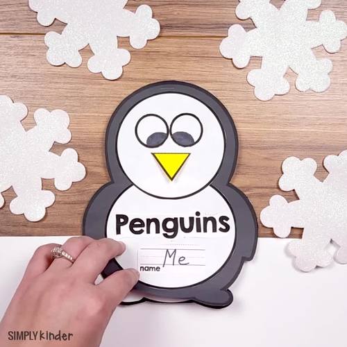 Penguins Kindergarten Activity Book by Simply Kinder | TpT