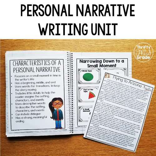 4th Grade Personal Narrative Writing Unit {W.4.3.C, W.4.3.D, W.4.3.E}