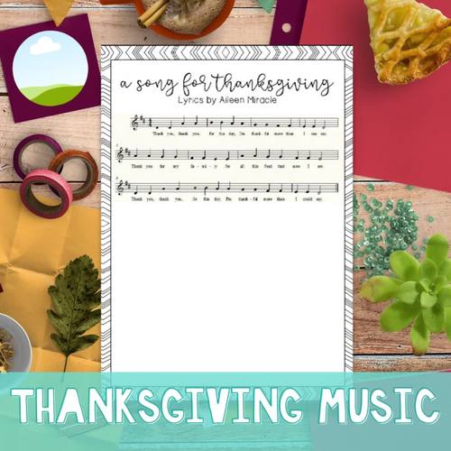 Ten Days of Thanksgiving: Song Lyrics and Sound Clip