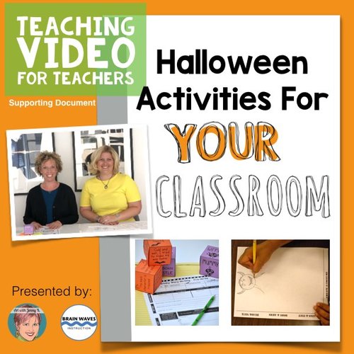 Preview of FREE Halloween Activities & Fall Activities - Writing and Drawing Combined!