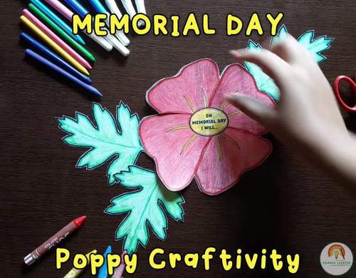 Memorial Day Craft | Memorial Day Writing | Memorial Day Craftivity