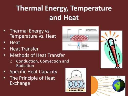 Unit Review Thermal Energy Heat And Temperature