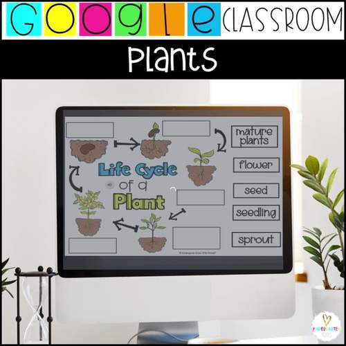 Google Classroom™ Seesaw Distance Learning Plants Slides Digital Learning