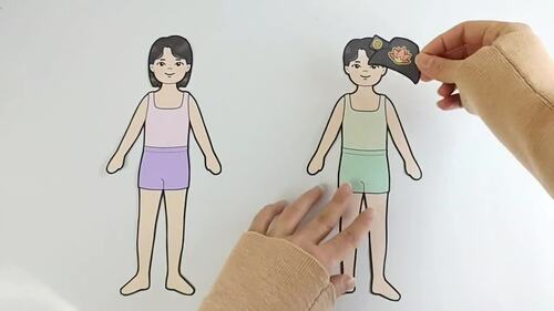 Chinese Paper Doll for Lunar New Year Craft Cultures Around the World ...