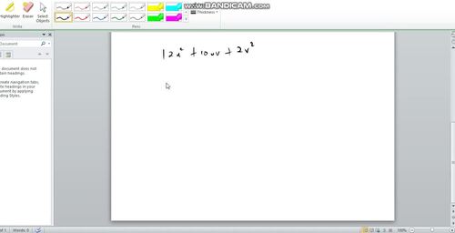 Preview of Quadratic Equation Using the Factorization Method