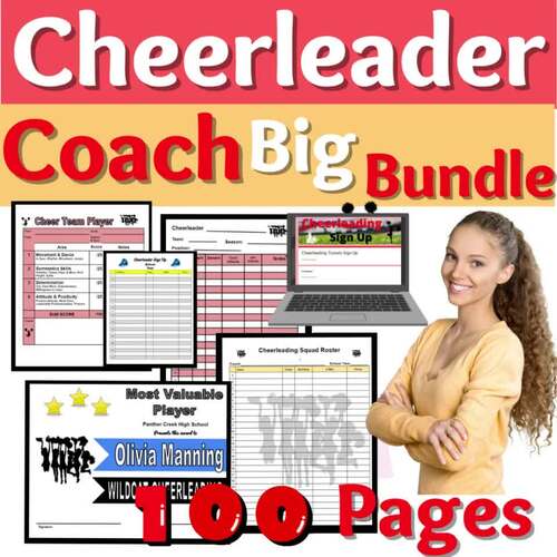 Cheerleader Coach Big Bundle Resources Cheerleading Cheer Coaching