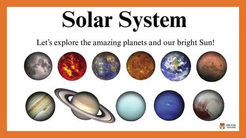 Solar System Lesson PowerPoint + Quiz & Coloring Pages | Space Science for Kids