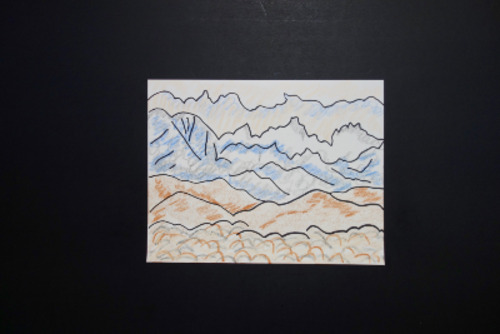 Preview of Let's Draw a Mountain Range!  (Sierra Nevada, CA)