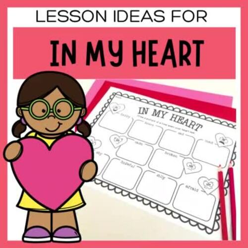 In My Heart A Book Of Feelings Book Study Worksheets & Activities
