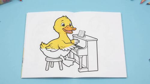 50 Cute Call Duck Coloring Book Kids: Fun Poses & Creative Learning ...