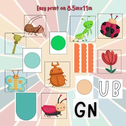 Catch The Learning Bug Bulletin Board Kit, Spring Learning Bug Class,Editable