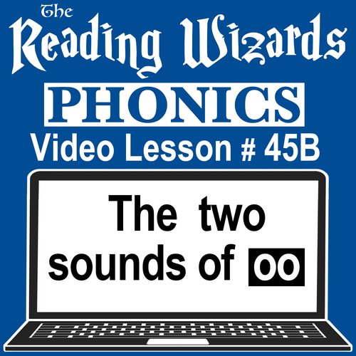 Preview of Phonics Video/Easel Lesson - The Two Sounds of OO - Reading Wizards #45B
