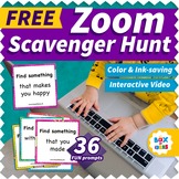Zoom Scavenger Hunt Video: Fun Virtual Distance Learning A