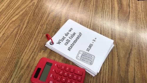 Fun Calculator Math Riddles 4th 5th 6th Grade Math Games and Review Activities