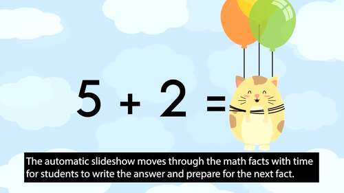 Adding 2 Math Fact Fluency Practice