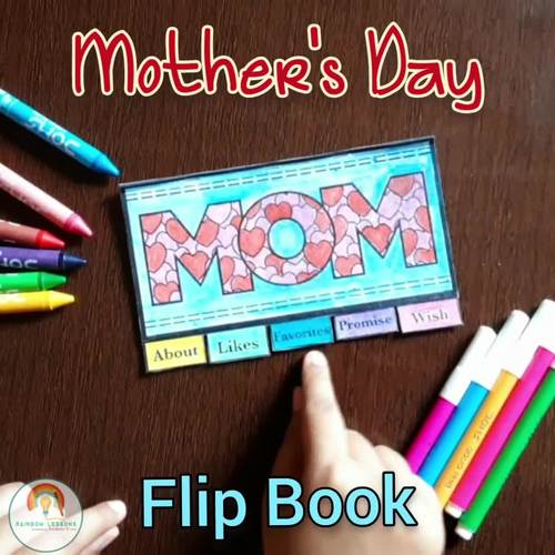 Mothers Day Flip Book | Mothers Day Craft | Mothers Day Writing